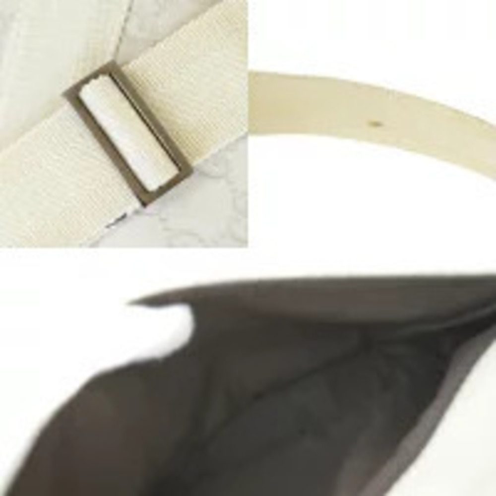 Gucci GG Waist Pouch Clutch Bag White Leather - Picture 6 of 7